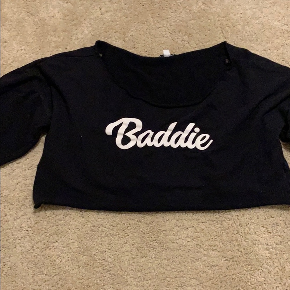 Large cropped sweater